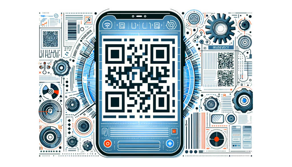 The flat design image representing the concept of '2D Codes', specifically focusing on QR codes, has been created and is available for download in PNG format.



